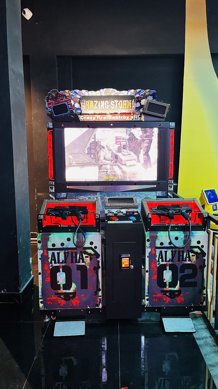 Razing Storm 2-player arcade shooter
