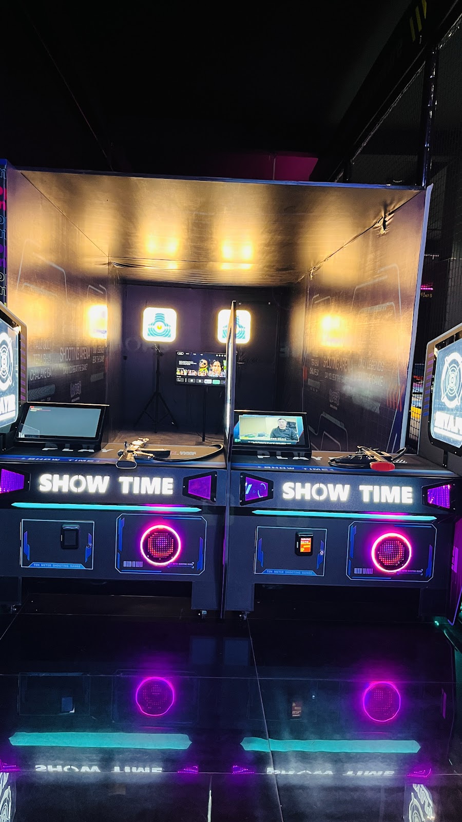 Show Time laser target shooting arena booths